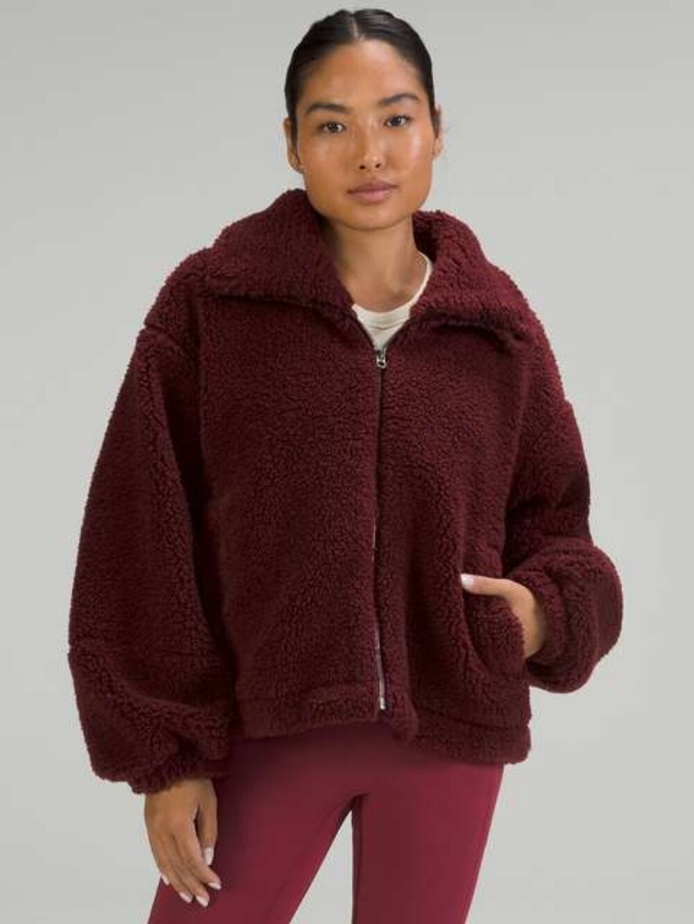 Lululemon Sherpa Zip Up Coat
